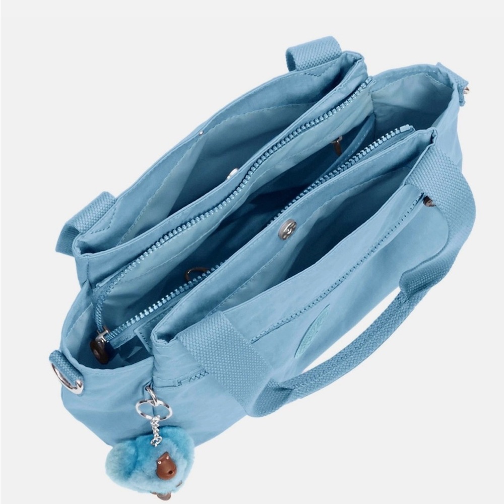 Kipling Elysian Satchel Blue Beam Shoulder Crossbody Bag - Picture 2 of 16